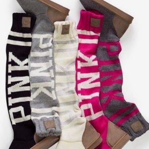 Victoria’s Secret Pink grey mukluks